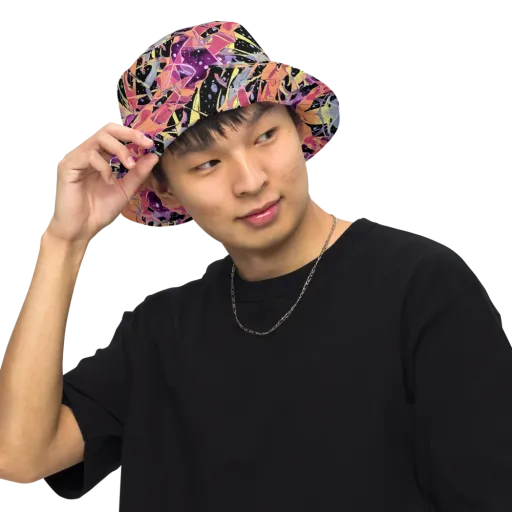 Candy Eclipse on a Reversible Bucket Hat