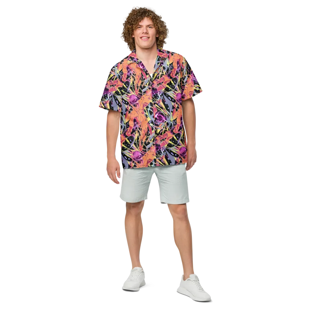Candy Eclipse on Button Shirt — Front