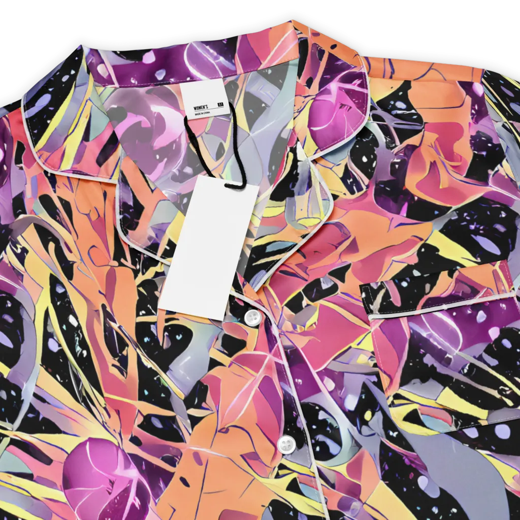 Candy Eclipse on Women's Short Sleeve Pajama Top — Product details