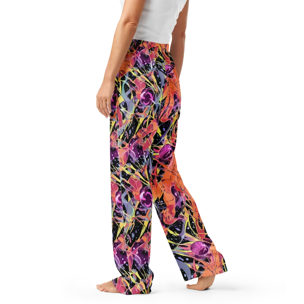 Candy Eclipse on Women's Pajama Pants — Left