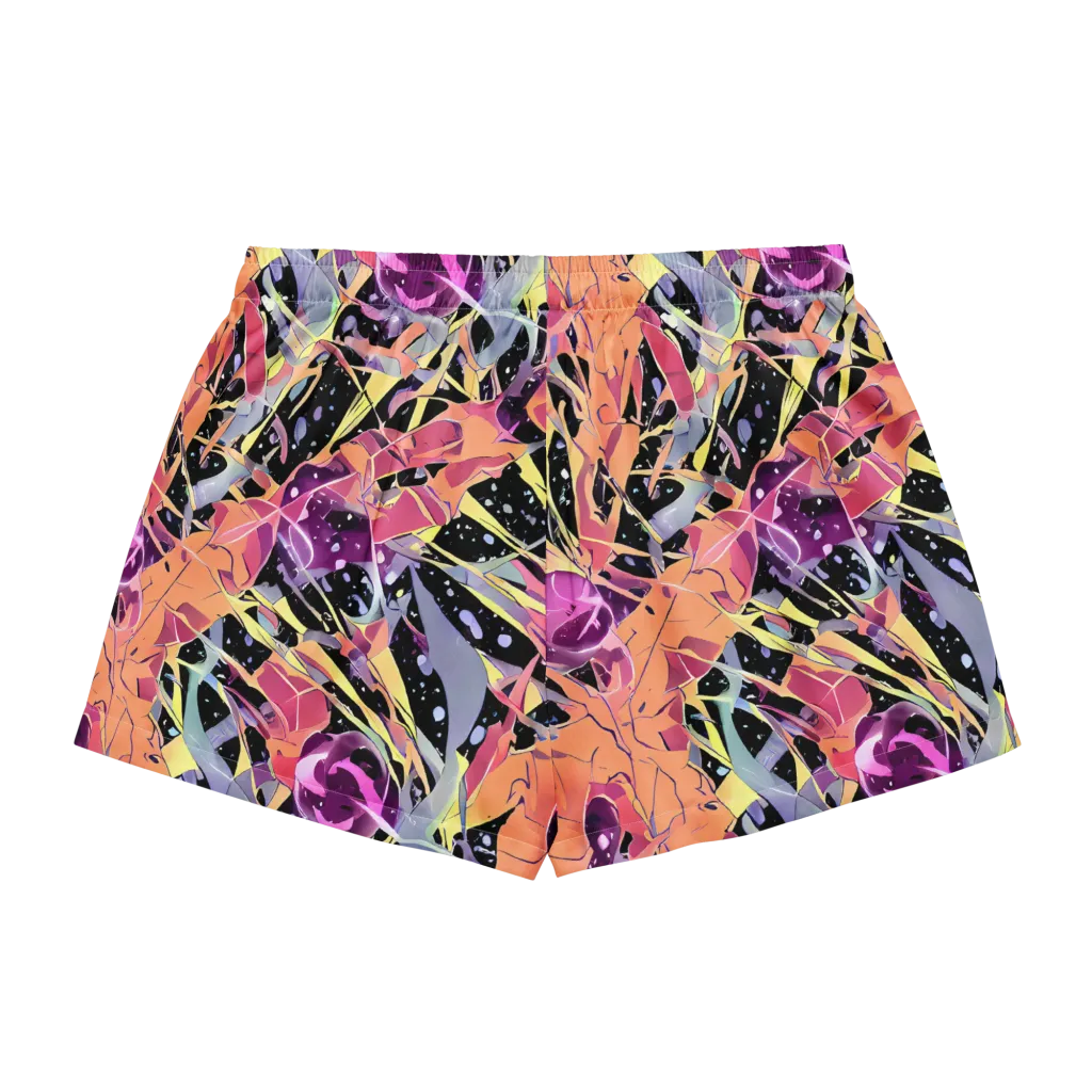 Candy Eclipse on Women's Pajama Shorts — Back
