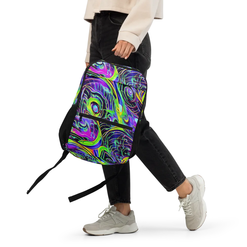 Circuit Bloom on Utility Backpack — Front