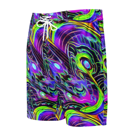 Circuit Bloom on a Men's Board Shorts