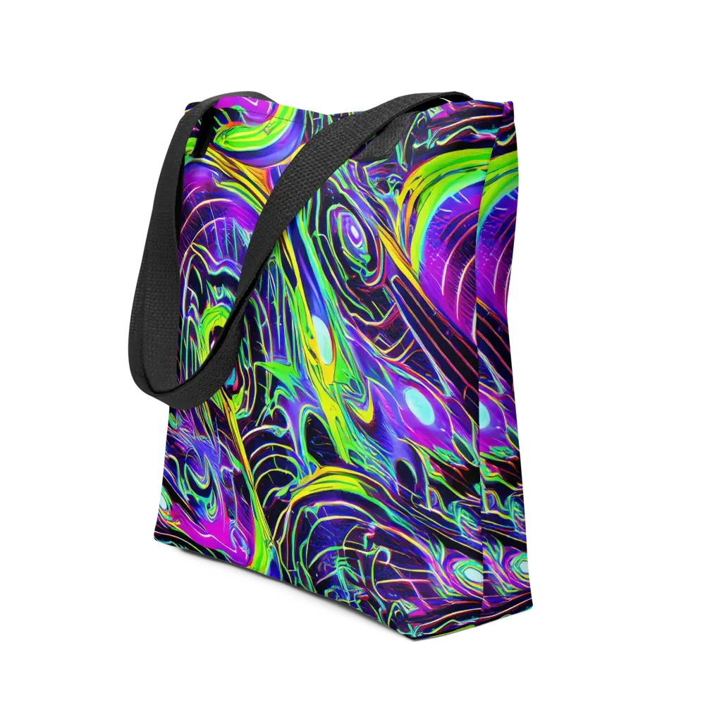 Circuit Bloom on Tote Bag — Front