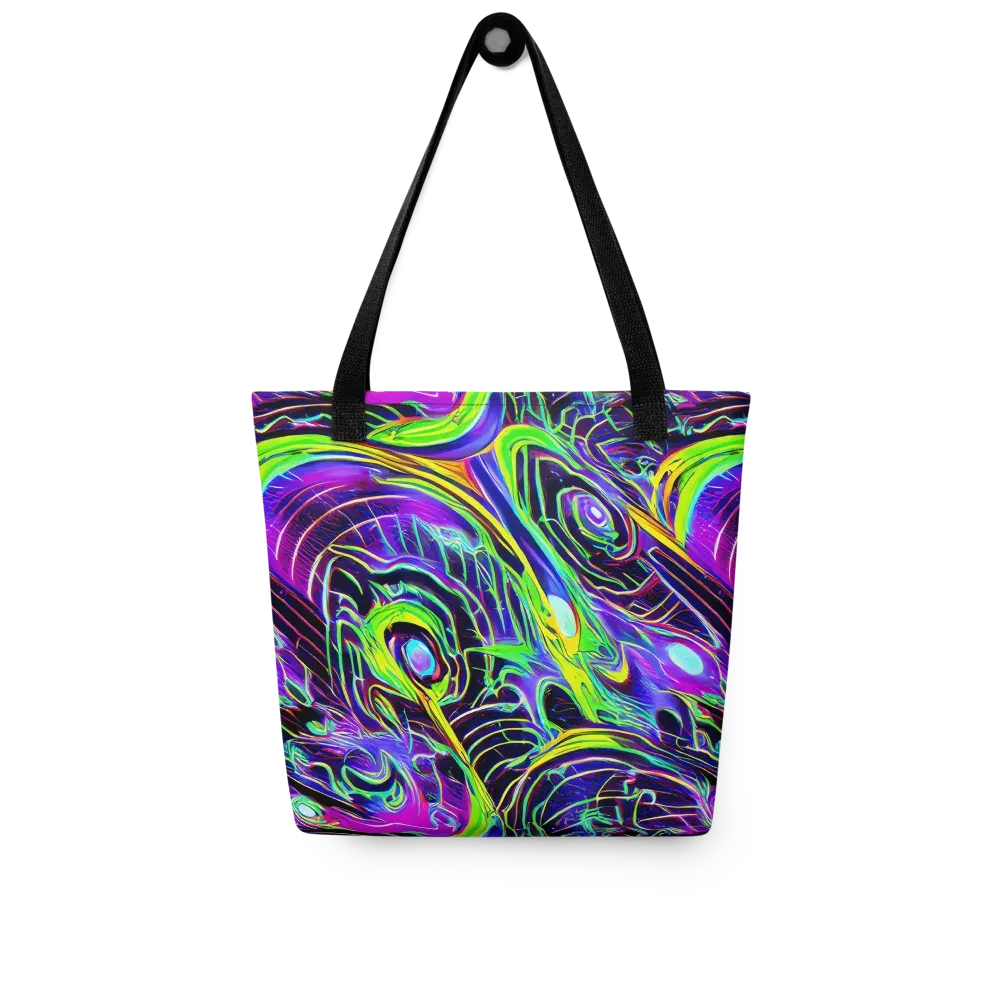 Circuit Bloom on Tote Bag — Front