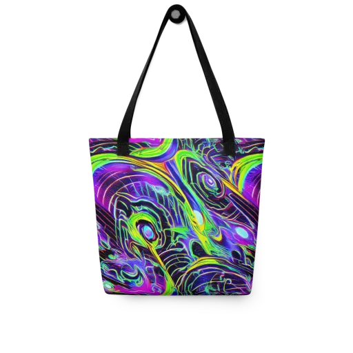 Circuit Bloom on a Tote Bag