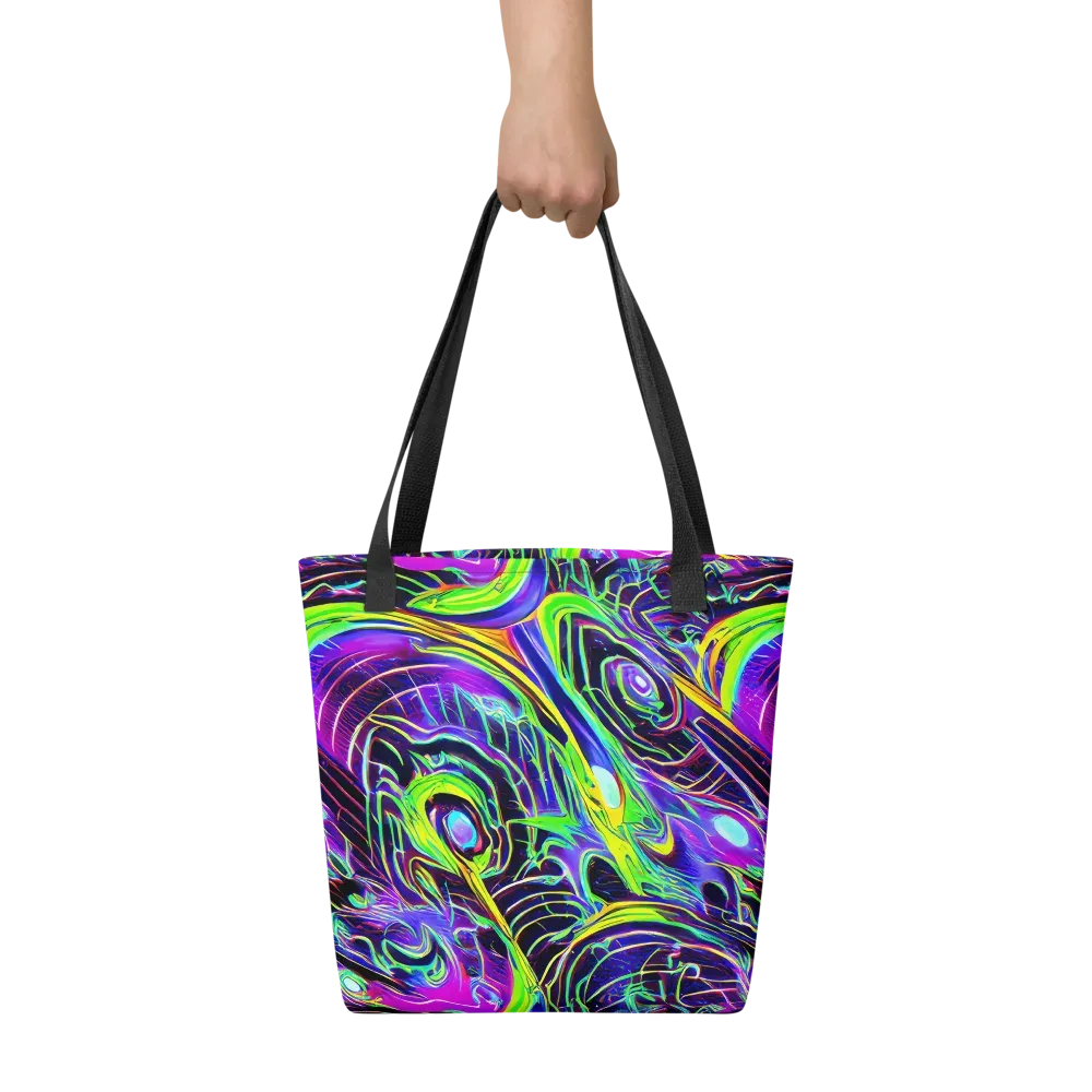 Circuit Bloom on Tote Bag — Front