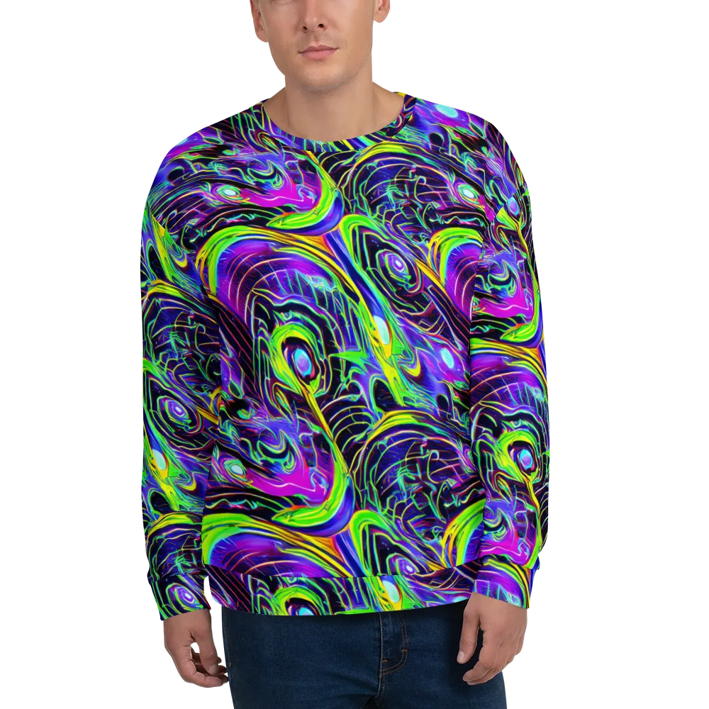 Circuit Bloom on Sweatshirt — Front