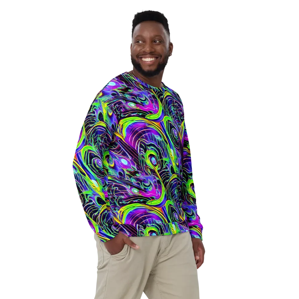 Circuit Bloom on Sweatshirt — Front