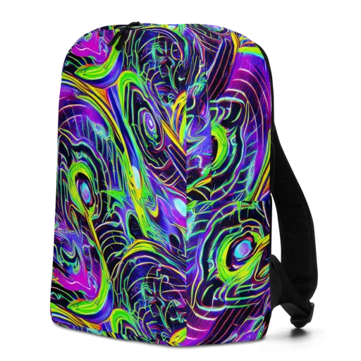 Circuit Bloom on a Minimalist Backpack