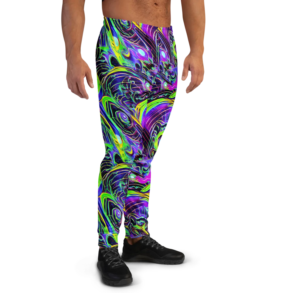 Circuit Bloom on Men's Joggers — Right