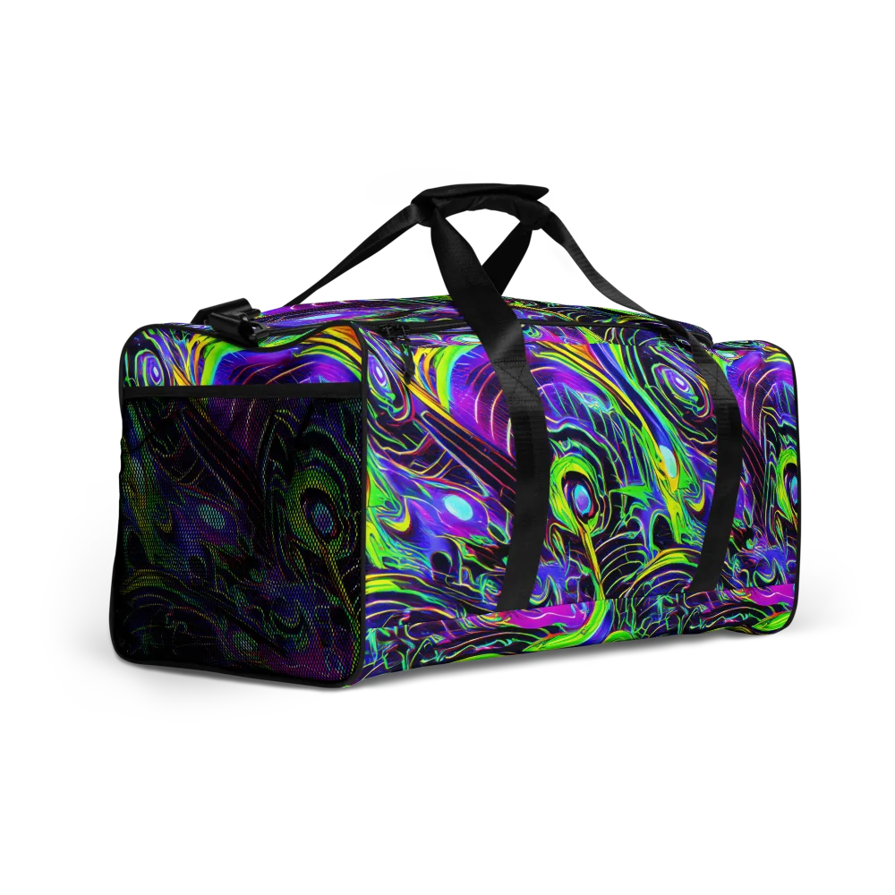 Circuit Bloom on Duffle Bag — Right Front