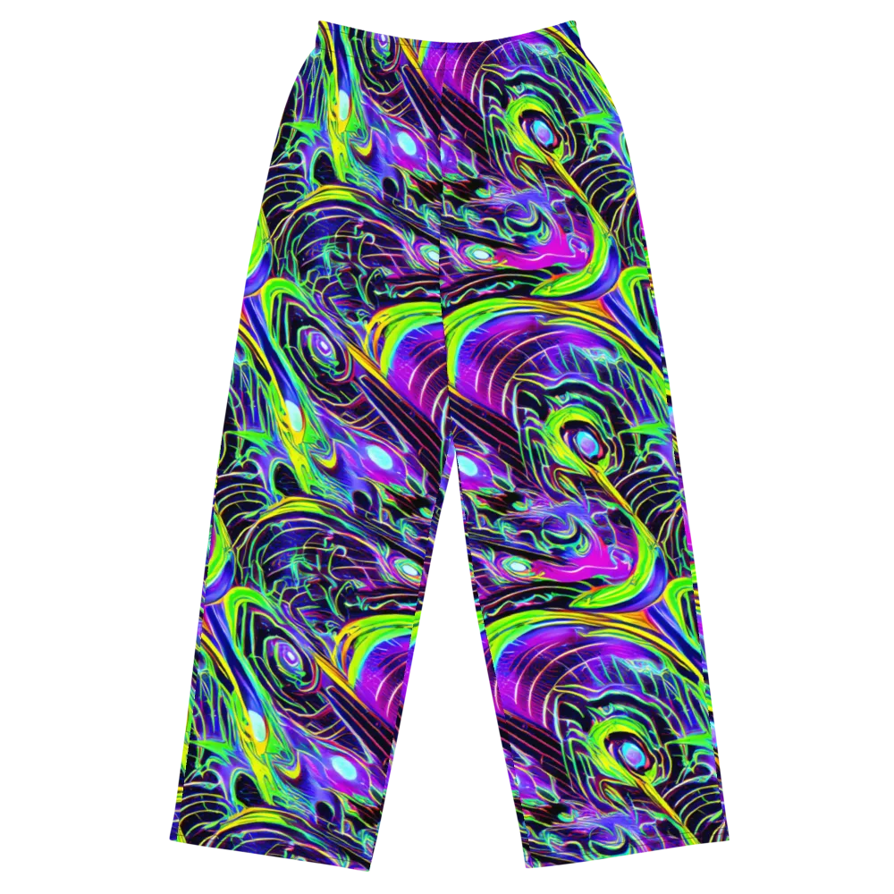 Circuit Bloom on Wide-Leg Pants — Front
