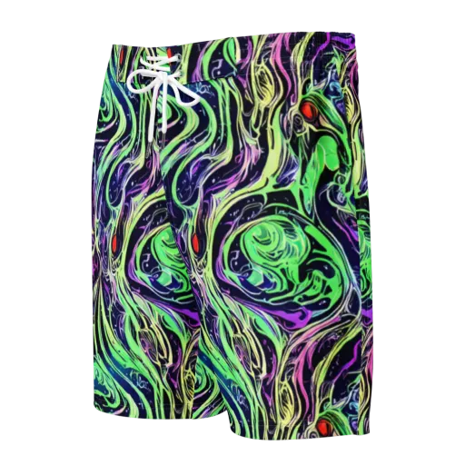 Alien Current on a Men's Board Shorts