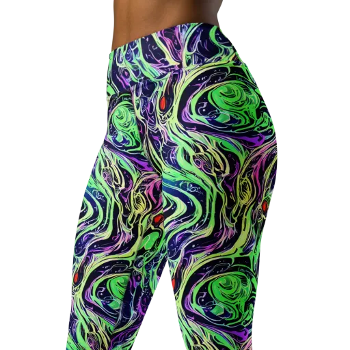 Alien Current on a Yoga Leggings