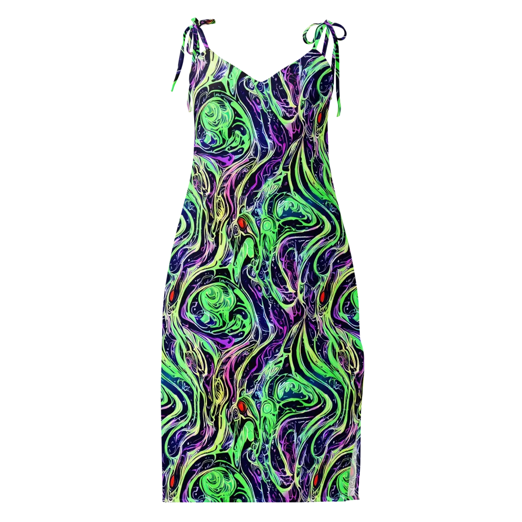 Alien Current on Slip Dress — Front