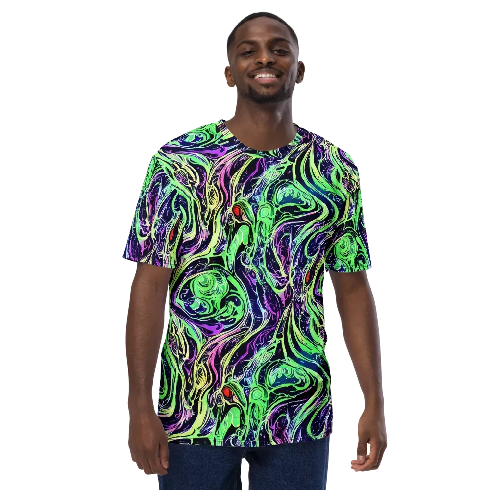 Alien Current on Men's Crew Neck T-Shirt — Front
