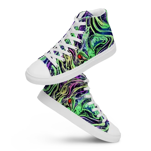 Alien Current on a Women's High Top Canvas Shoes