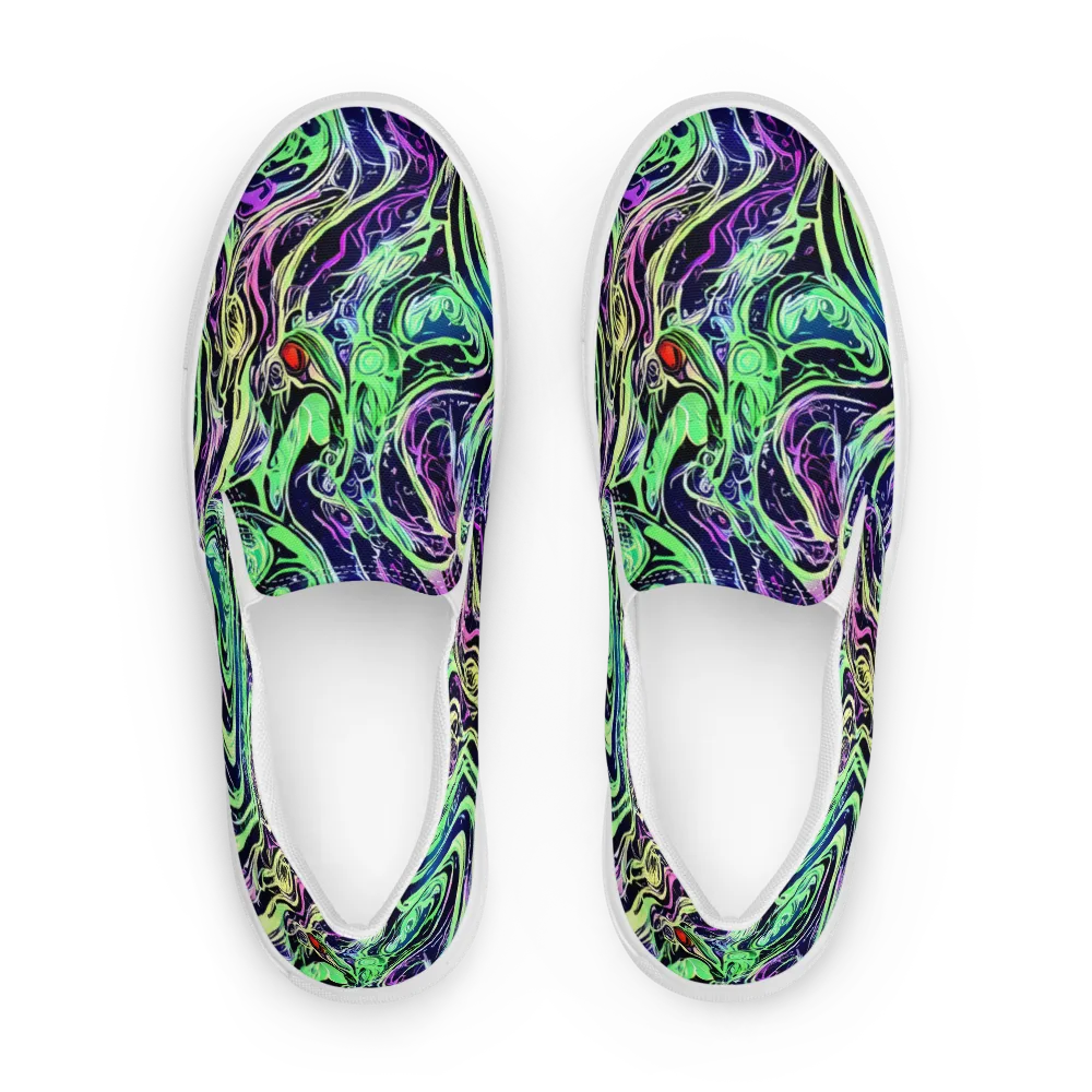 Alien Current on Women's Slip-On Canvas Shoes — Front