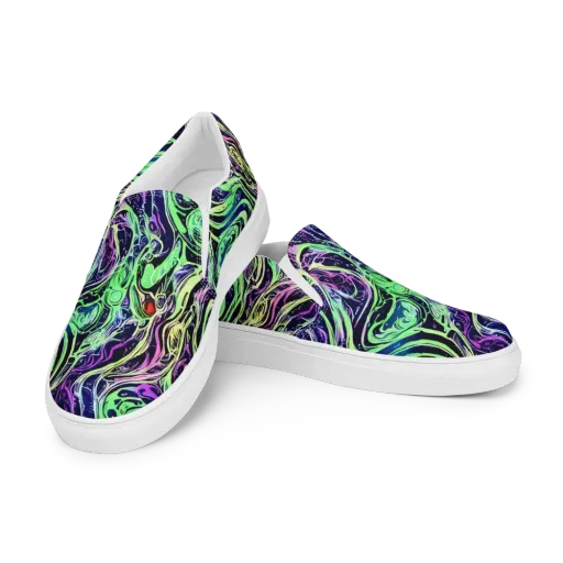 Alien Current on a Women's Slip-On Canvas Shoes