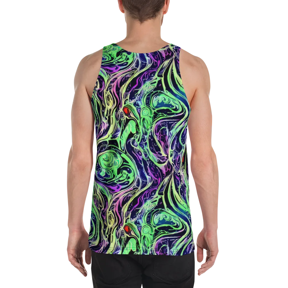 Alien Current on Men's Tank Top — Back