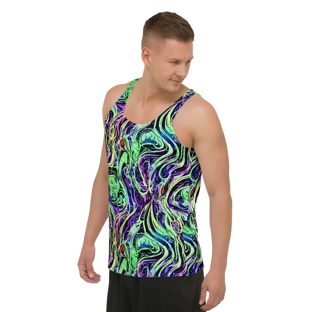 Alien Current on Men's Tank Top — Left Front