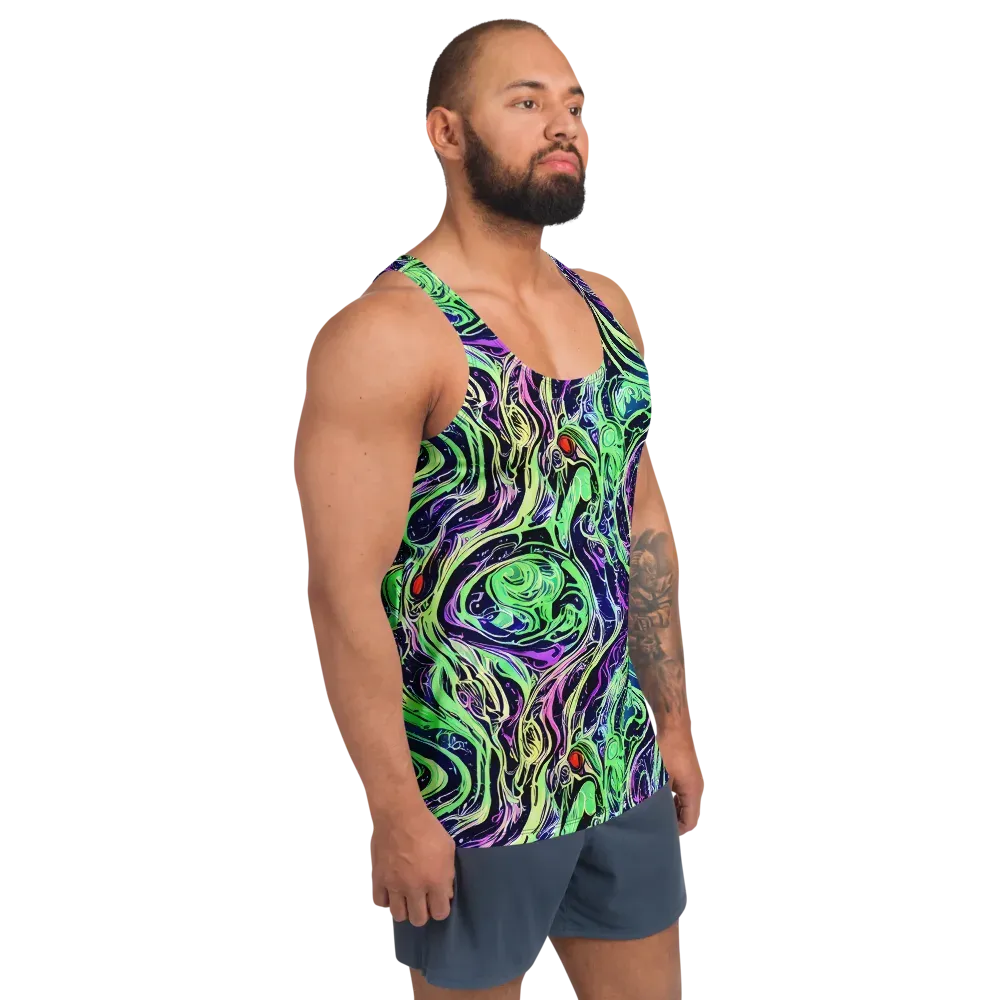 Alien Current on Men's Tank Top — Right Front