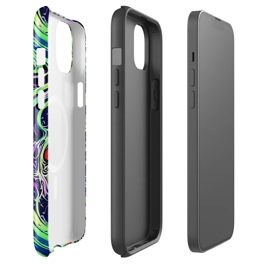 Alien Current on MagSafe Tough Case for iPhone® — Front