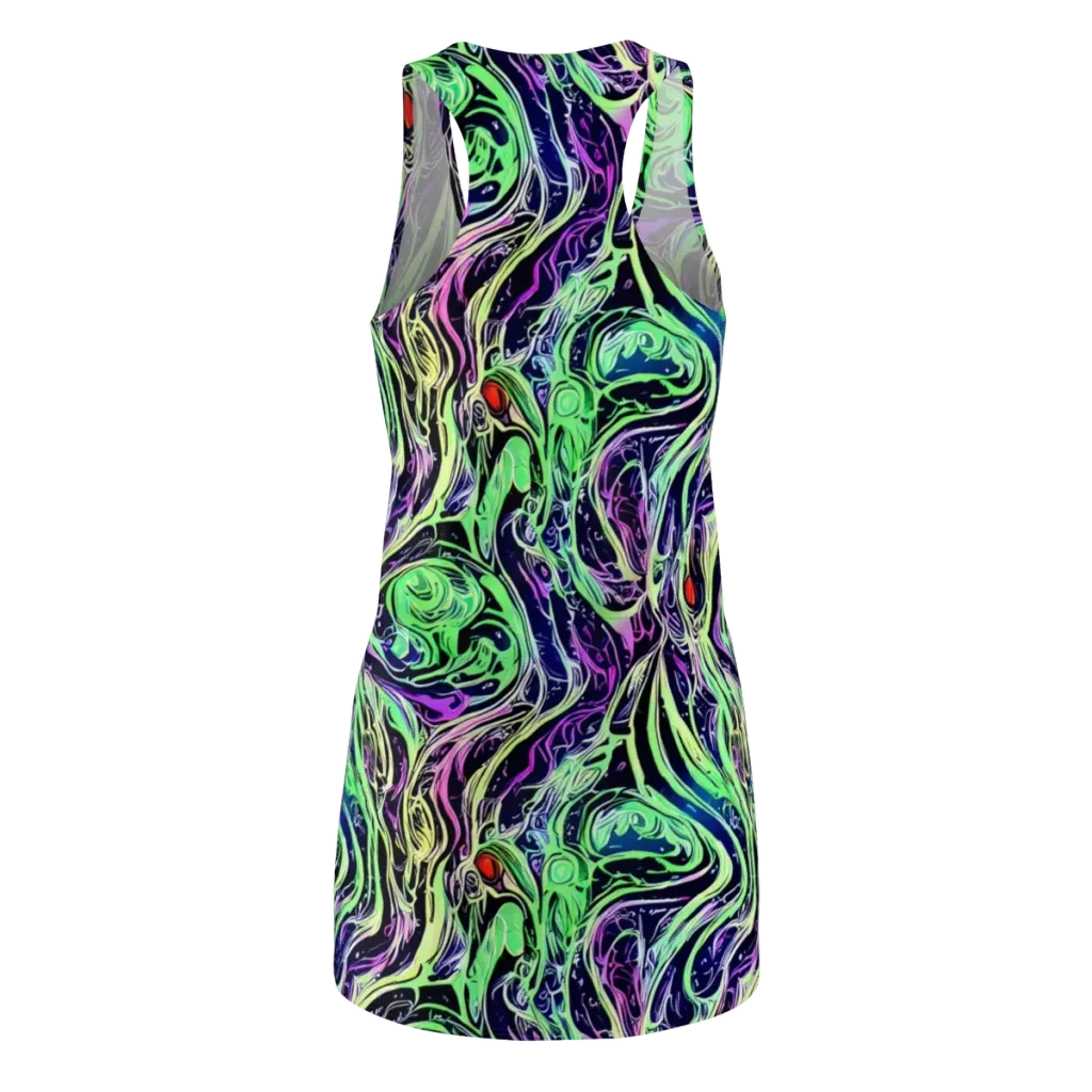 Alien Current on Racerback Dress — Back