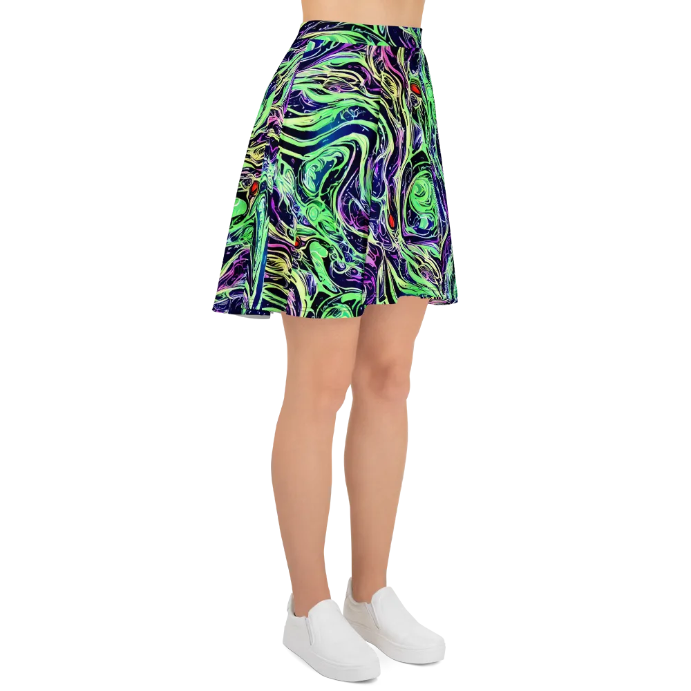 Alien Current on Skater Skirt — Right