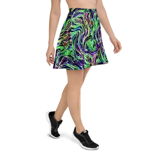 Alien Current on a Skater Skirt
