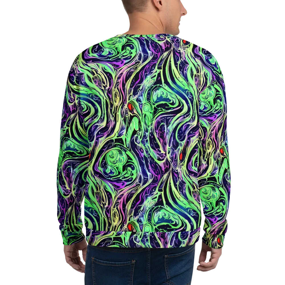 Alien Current on Sweatshirt — Back