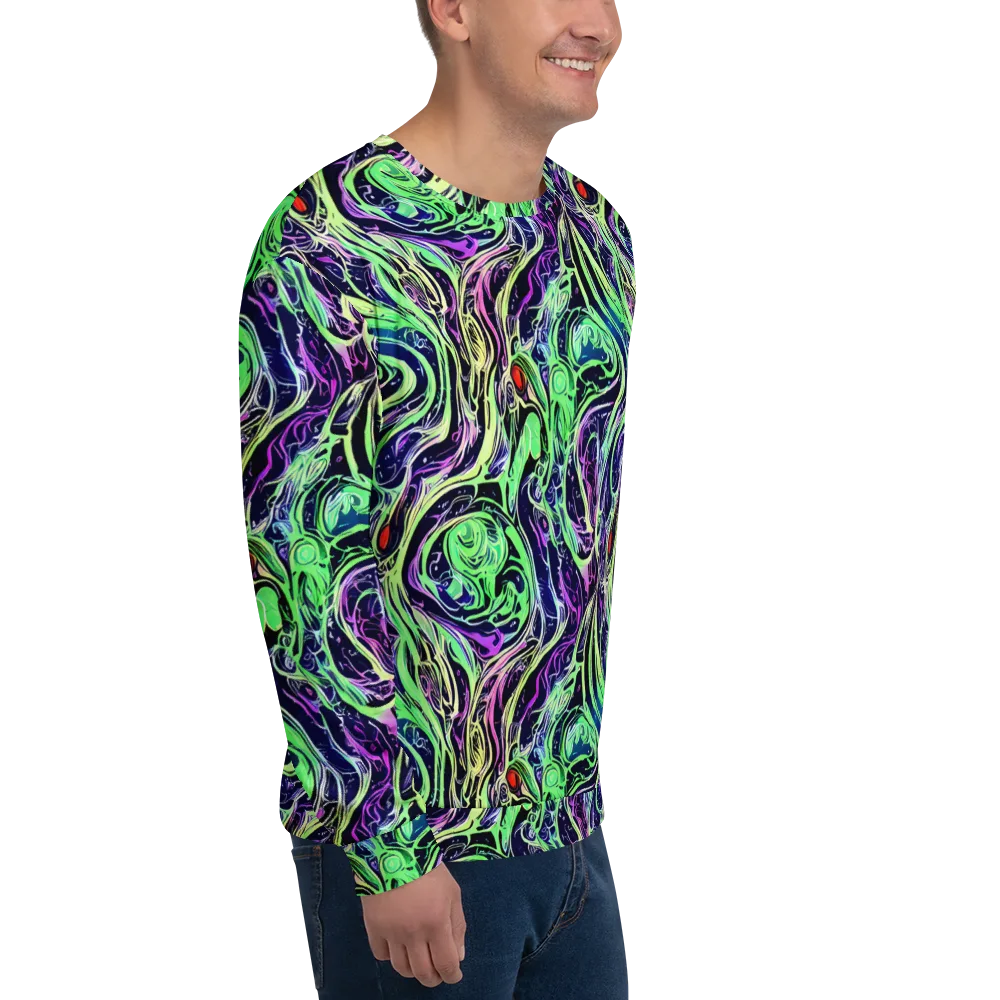 Alien Current on Sweatshirt — Right Front