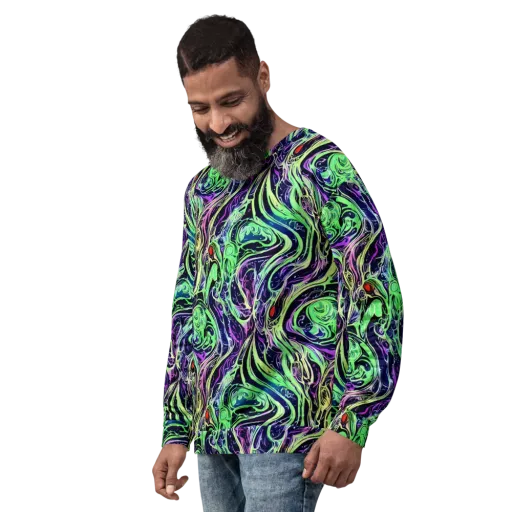 Alien Current on a Sweatshirt