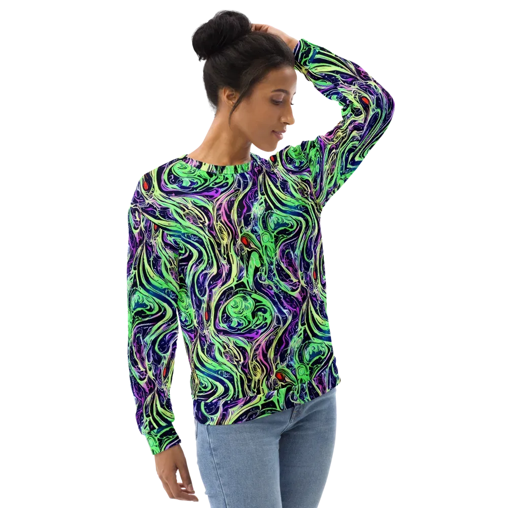 Alien Current on Sweatshirt — Right Front