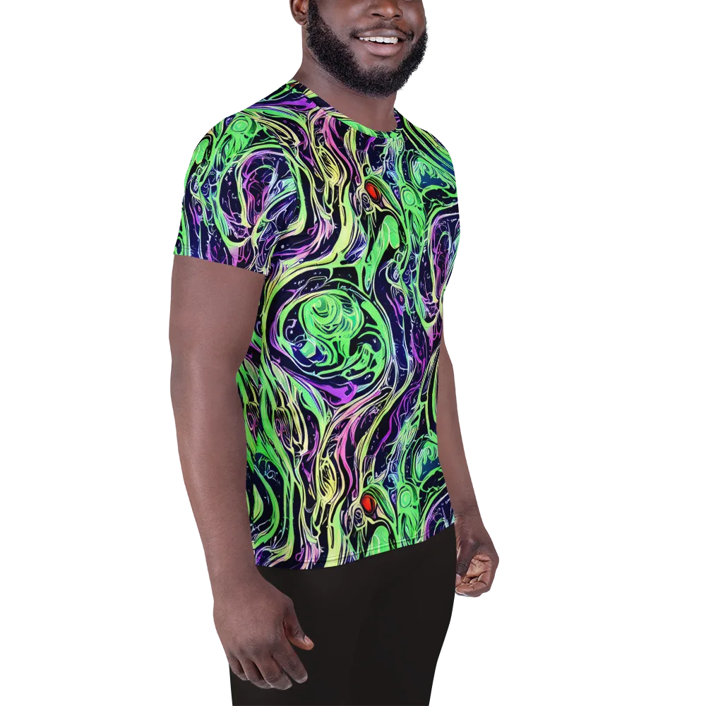 Alien Current on Men's Athletic T-Shirt — Right