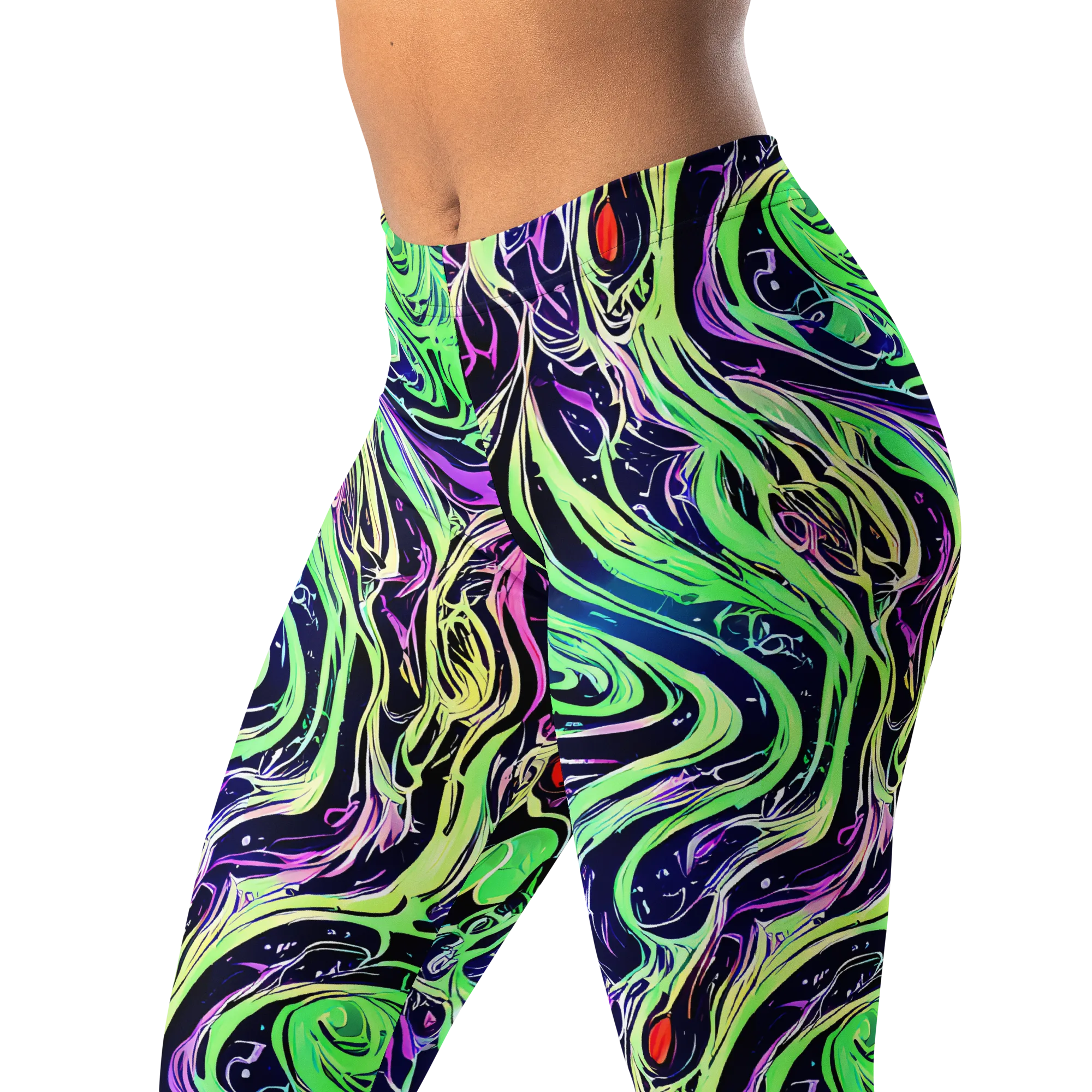 Alien Current on Leggings — Left Front