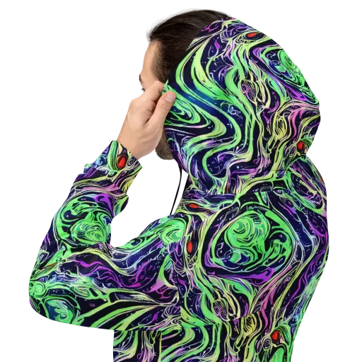 Alien Current on a Hoodie
