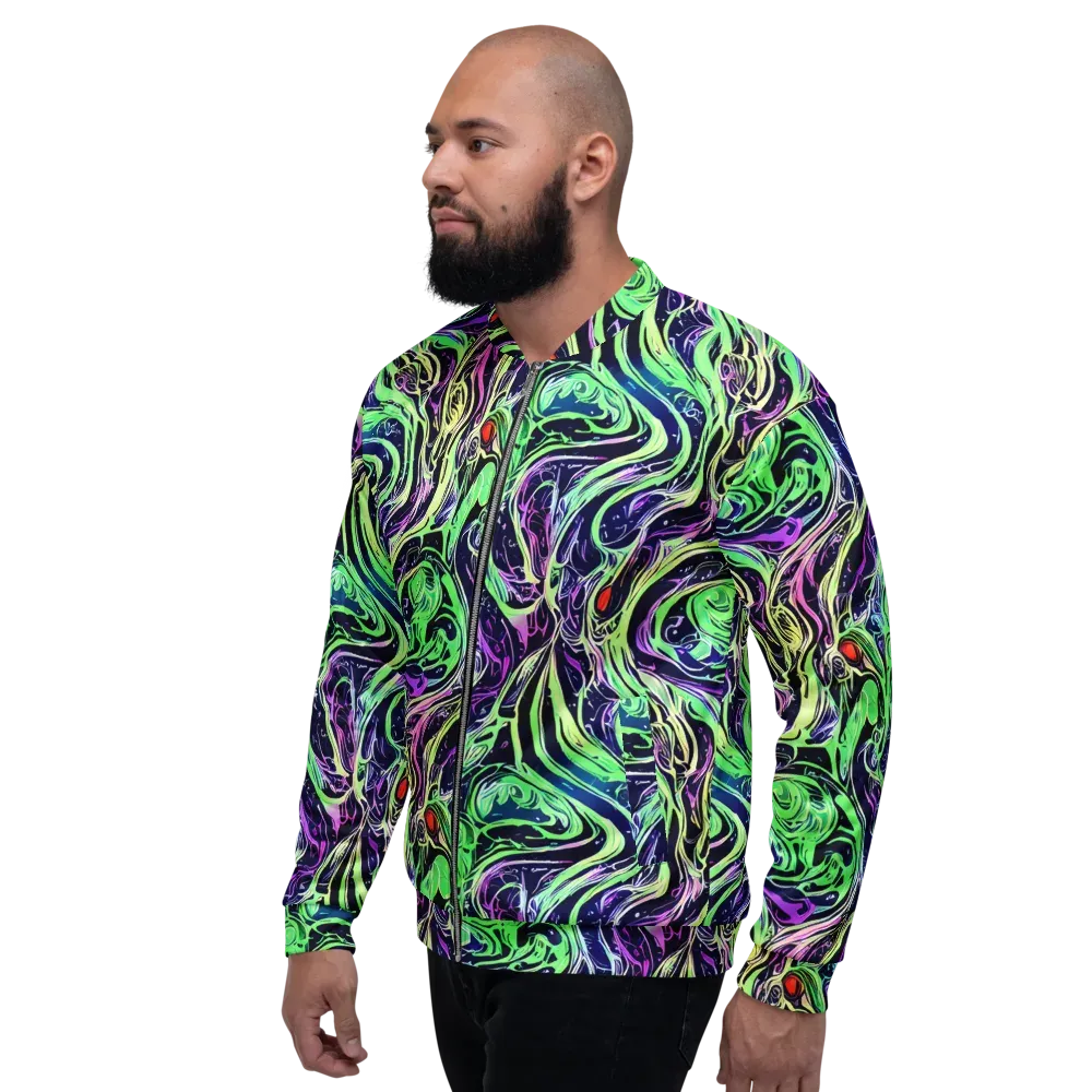 Alien Current on Bomber Jacket — Left