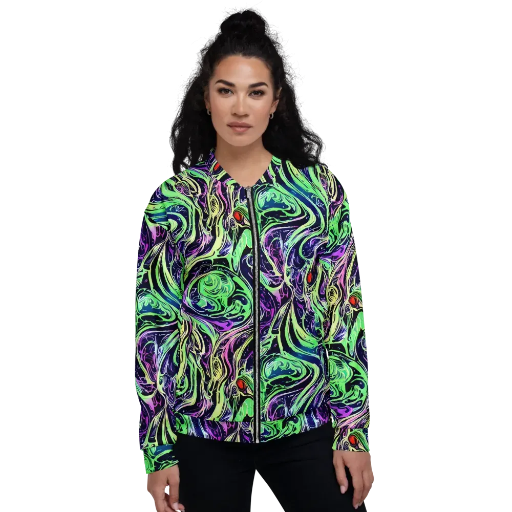 Alien Current on Bomber Jacket — Front