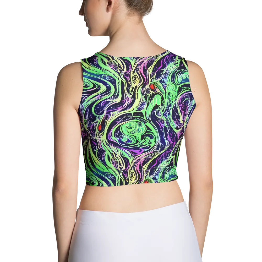 Alien Current on Crop Top — Back