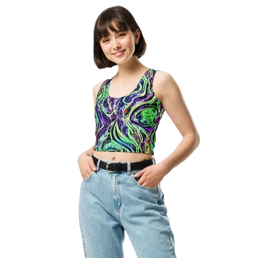 Alien Current on a Crop Top