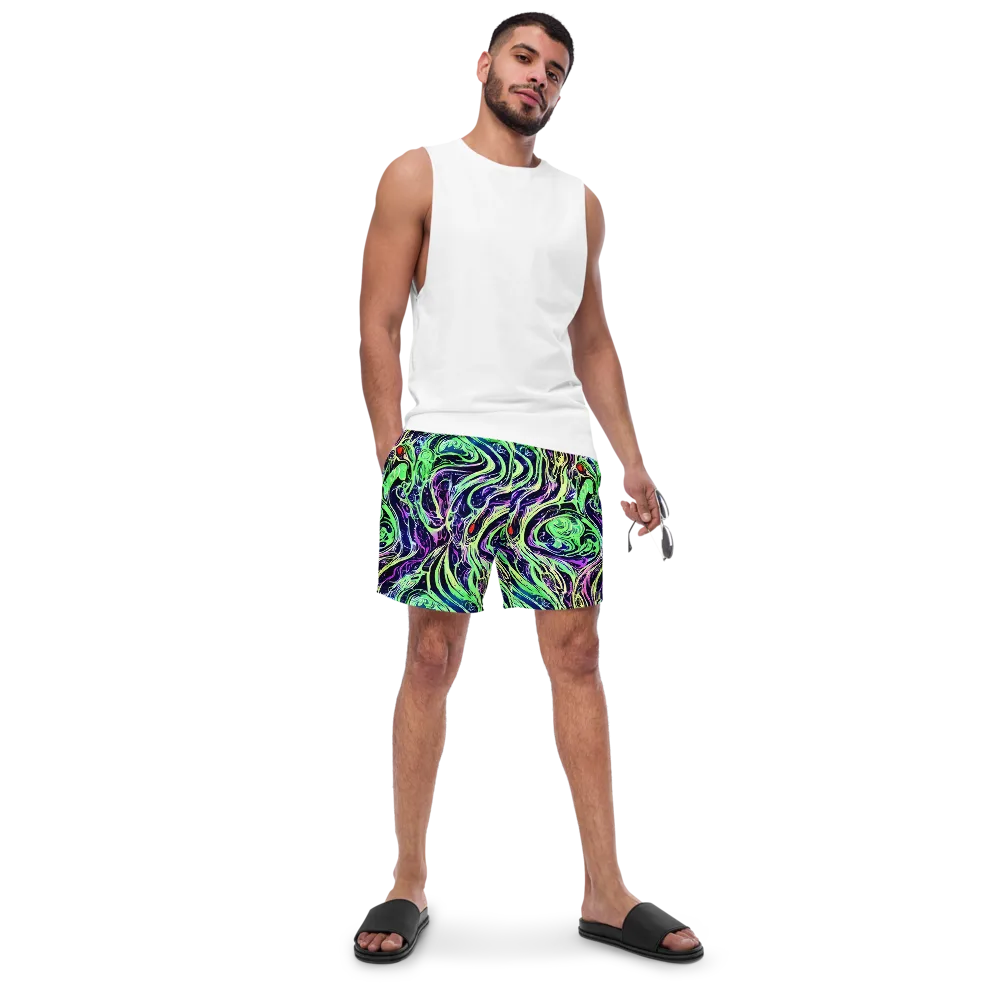 Alien Current on Swim Trunks — Front