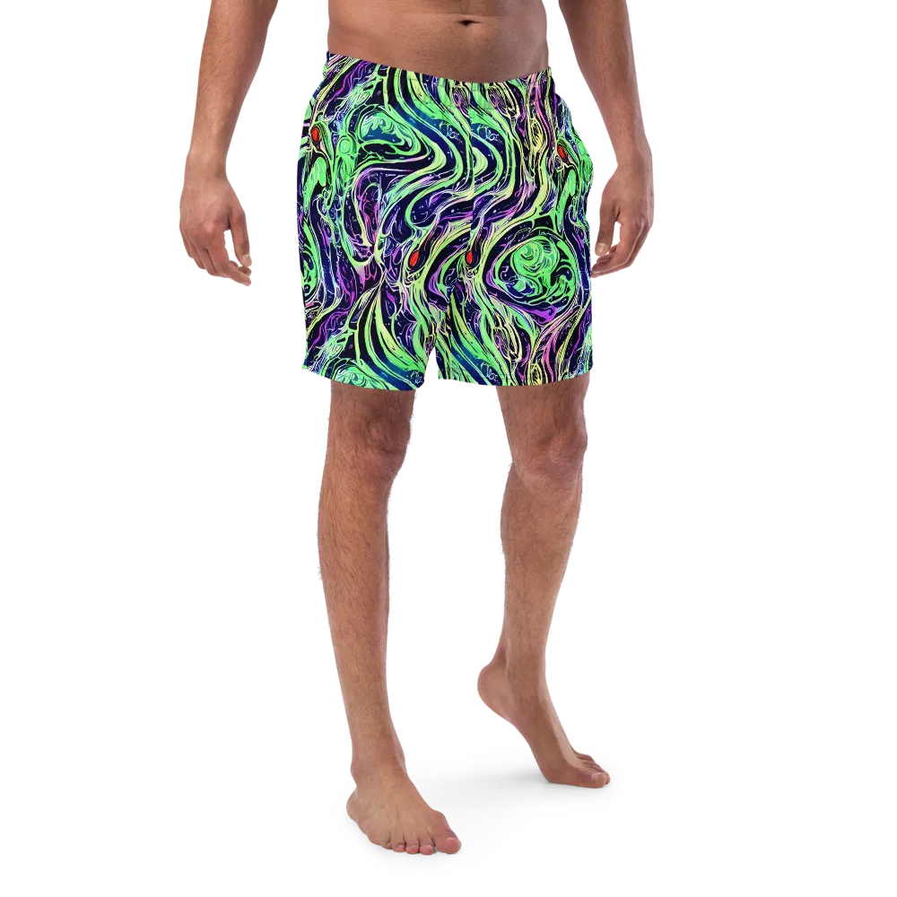 Alien Current on Swim Trunks — Front
