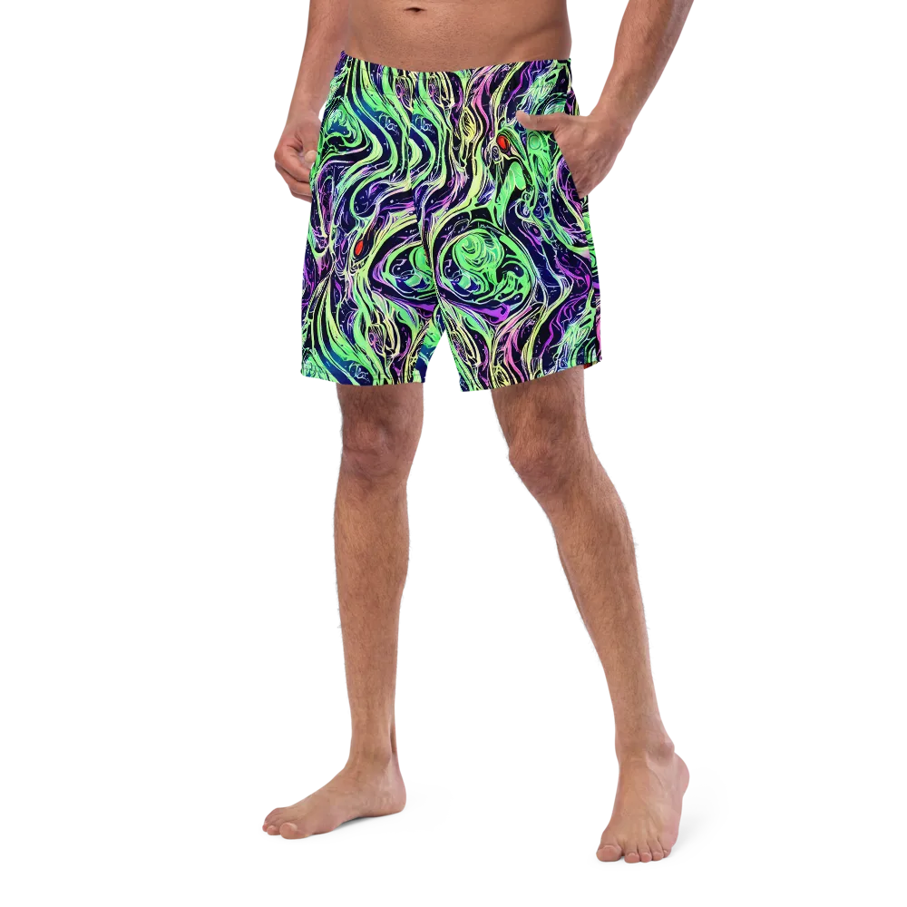 Alien Current on Swim Trunks — Left Front