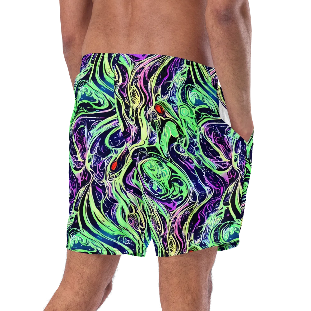 Alien Current on Swim Trunks — Right Back