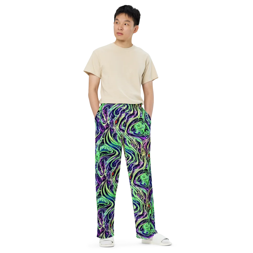 Alien Current on Wide-Leg Pants — Front
