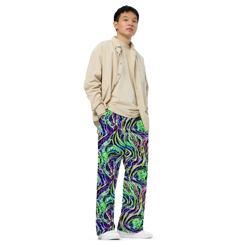 Alien Current on Wide-Leg Pants — Right Front