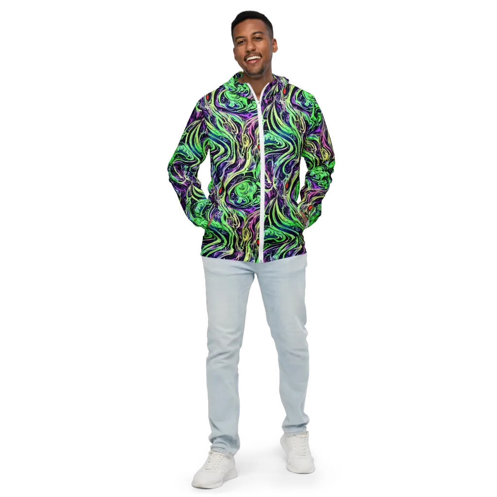 Alien Current on Men's Windbreaker — Front