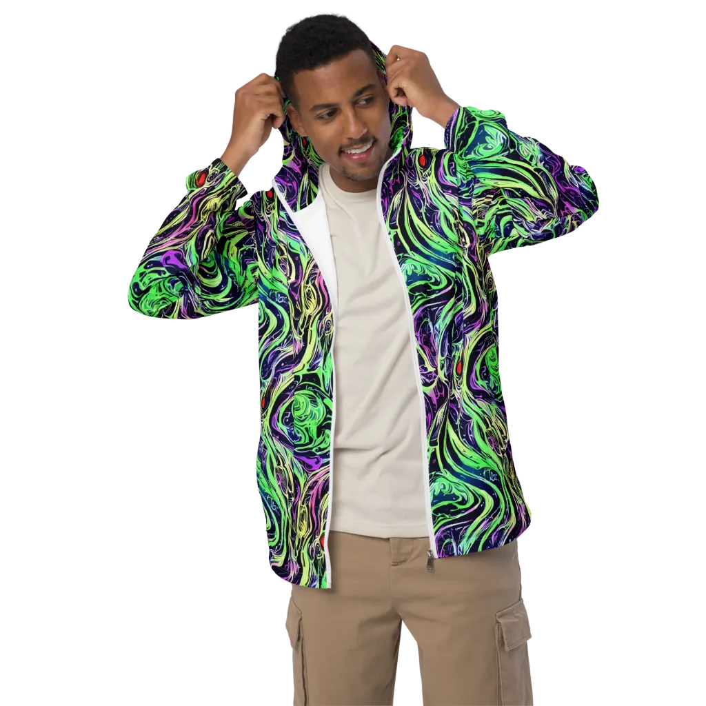 Alien Current on Men's Windbreaker — Front